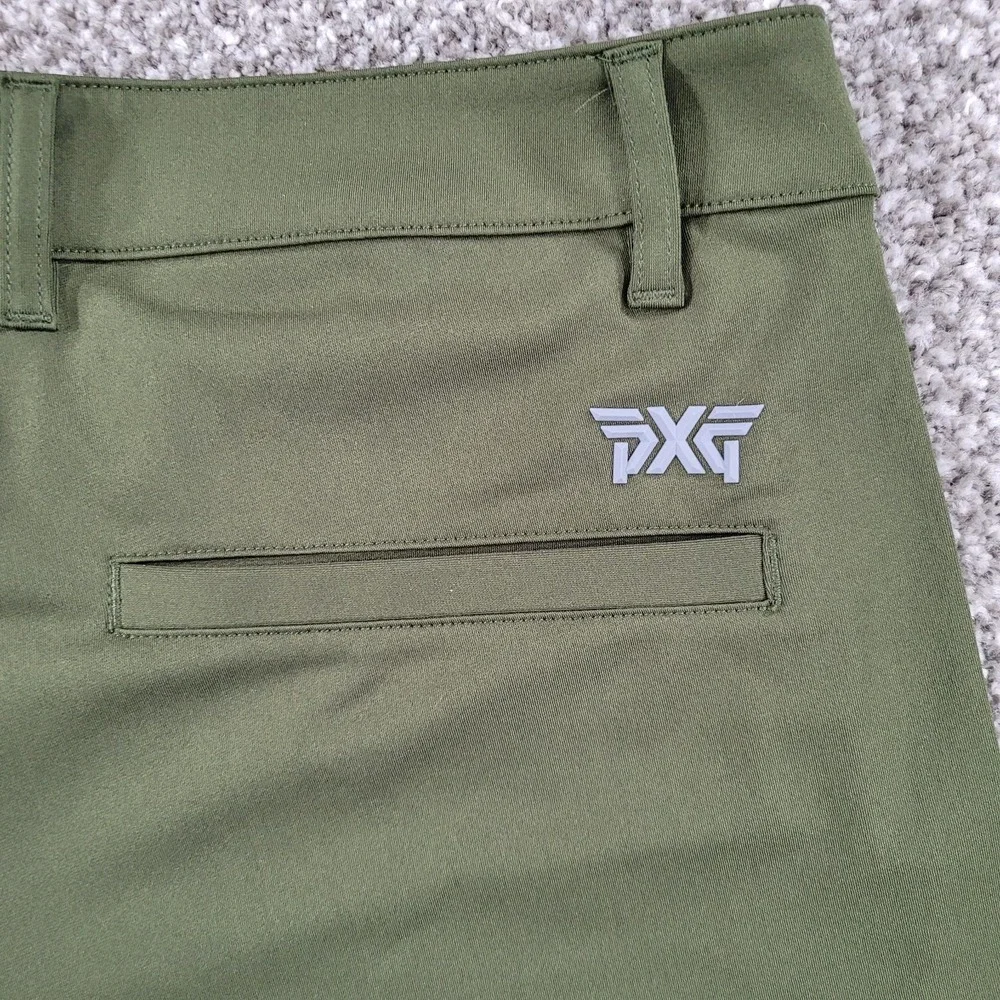 PXG Parsons Xtreme Golf Mens Shorts Size 30 Green Performance Stretch Chino